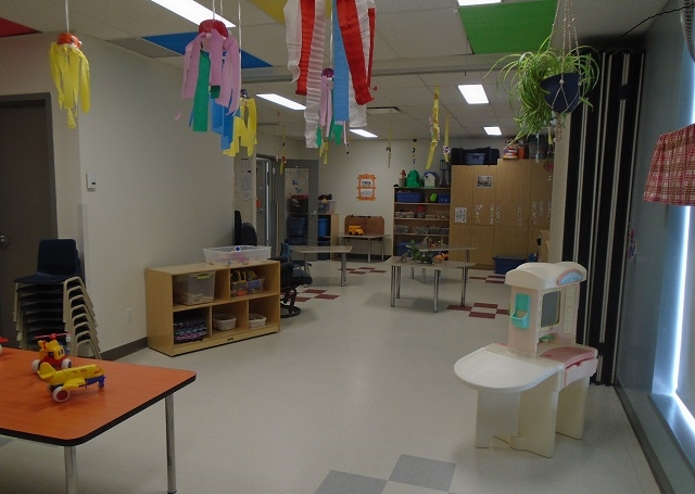 Local du groupe Les Coccinelles (3-4 ans) et du groupe Les Abeilles (4-5 ans)